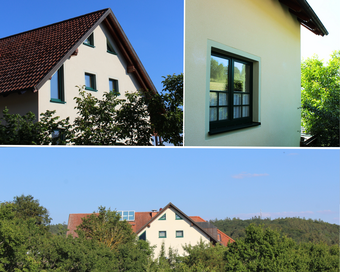 [Translate to Englisch:] Edelkalk-Kratzputz für Nachhaltigkeit im Sonnentau